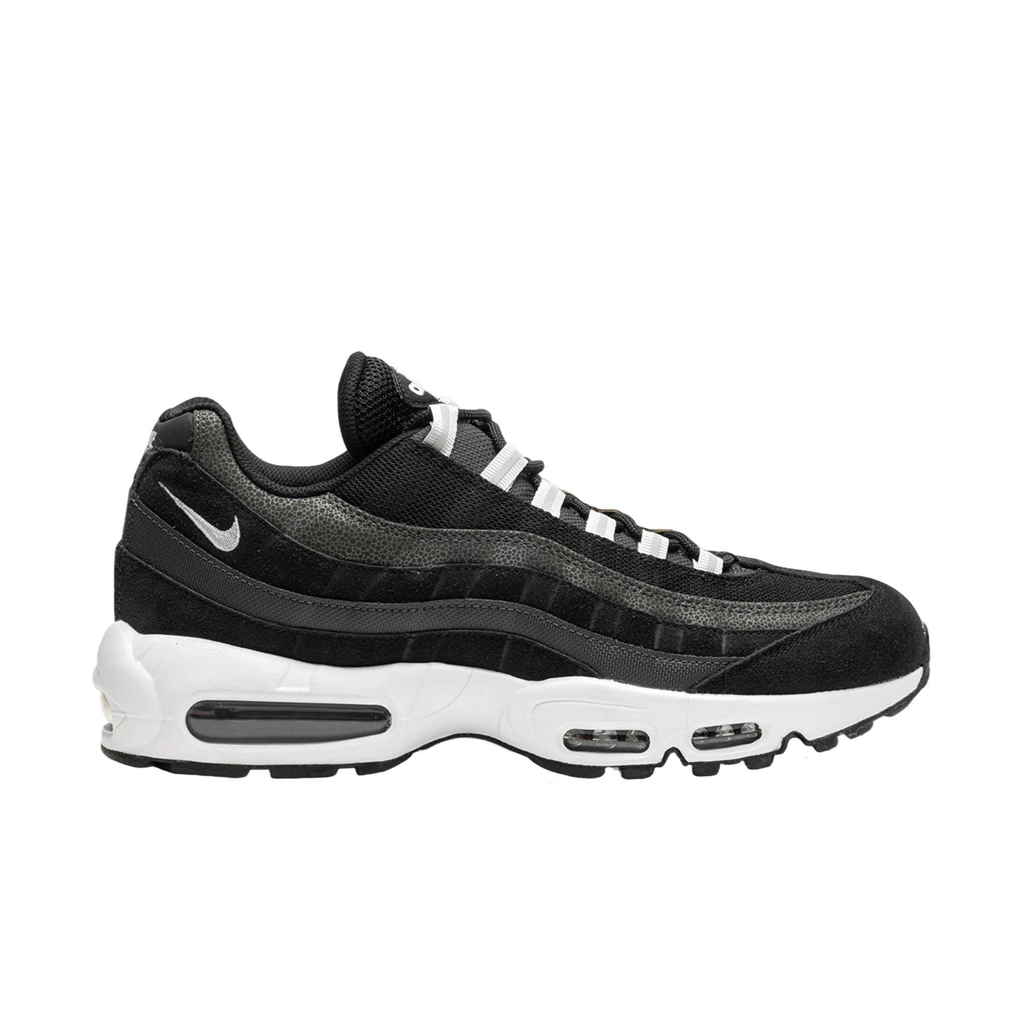 Nike Air Max 95 "Black/Anthracite/White/Pure Platinum" Men's Shoe - BLACK/SILVER